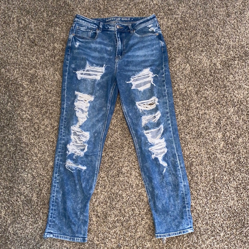 American Eagle, mom jean, size 8